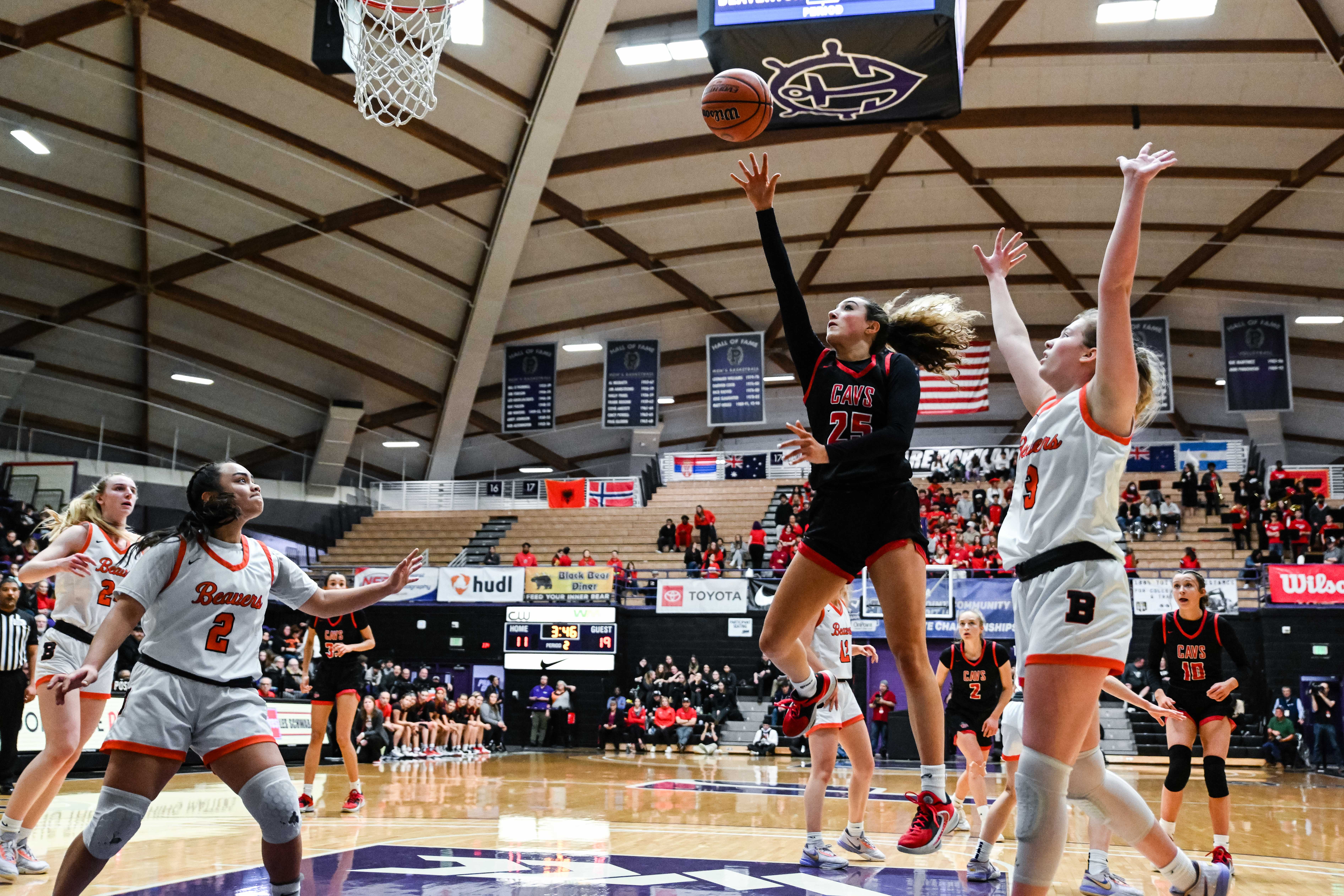 Clackamas Beaverton 6A Oregon girls basketball quarterfinal Naji Saker 1 -56